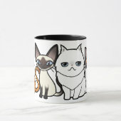 Entwerfen Sie Ihre eigene Cartoon-Katze Tasse (Zentrum)