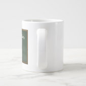 Entwerfen Sie Ihre eigene Chalkboard-Tasse Jumbo-Tasse (Rückseite)