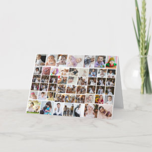 Entwerfen Sie Ihre eigene Collage mit 50 Fotos Karte