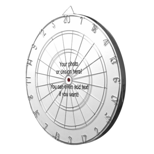 Entwerfen Sie Ihre eigene Dartboard Dartscheibe (Vorderseite rechts)