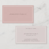 Entwerfen Sie Ihre eigene Elegante Moderne Berufli Visitenkarte (Vorne/Hinten)