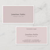 Entwerfen Sie Ihre eigene Elegante Modernes Berufl Visitenkarte (Vorne/Hinten)