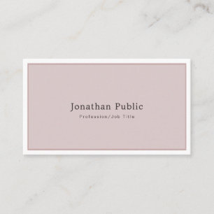 Entwerfen Sie Ihre eigene Elegante Modernes Berufl Visitenkarte