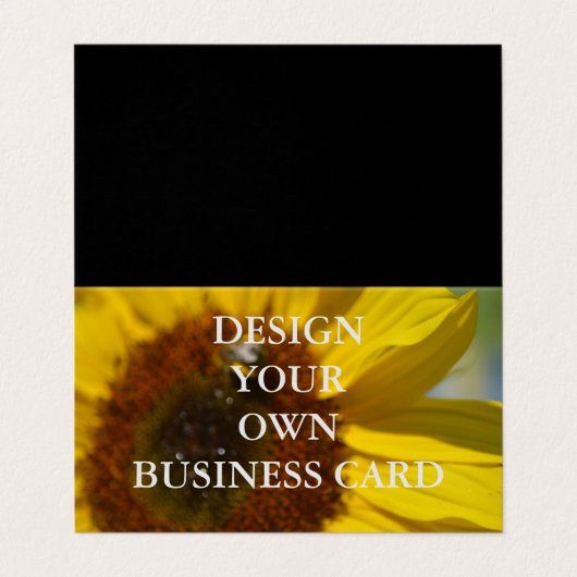 Entwerfen Sie Ihre eigene Faltkarte Visitenkarten (Außenseite Aufgefaltet)