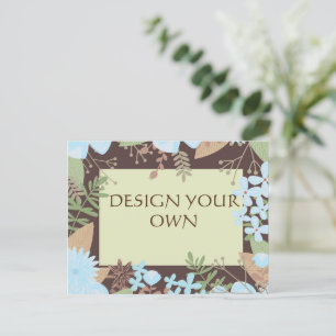 Entwerfen Sie Ihre eigene Feiertagspostkarte