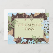 Entwerfen Sie Ihre eigene Feiertagspostkarte (Vorne/Hinten)