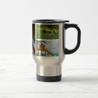 Entwerfen Sie Ihre eigene Foto Collage Coffee Tass Reisebecher