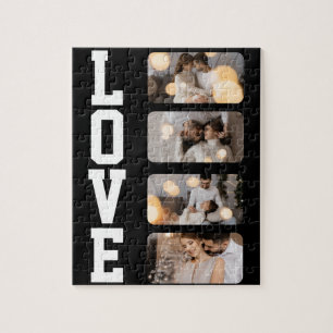 Entwerfen Sie Ihre eigene Fotocollage mit 4 Fotos Puzzle