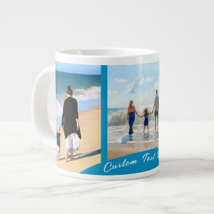Entwerfen Sie Ihre eigene Fotocollage-Tasse mit pe Jumbo-Tasse