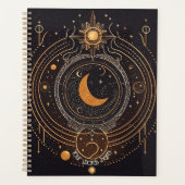 Entwerfen Sie Ihre eigene goldene Himmelsmusik Planer (Vorderseite)