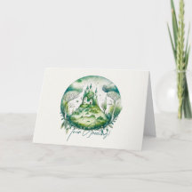 Entwerfen Sie Ihre eigene grüne Fantasy Castle Lan