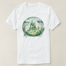 Entwerfen Sie Ihre eigene grüne Fantasy Castle Lan