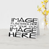 Entwerfen Sie Ihre eigene Grußkarte Karte (Gelbe Blume)