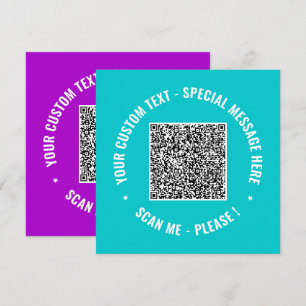 Entwerfen Sie Ihre eigene Grußkarte mit QR-Code-Be