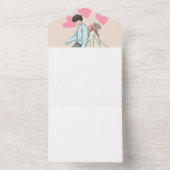 Entwerfen Sie Ihre eigene Hochzeitsfeier All In One Einladung (Innen Boden)