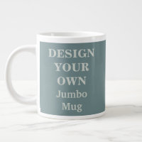 Entwerfen Sie Ihre eigene Jumbo-Tasse - Aquamarin