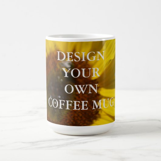 Entwerfen Sie Ihre eigene Kaffee-Tasse Kaffeetasse (Mittel)