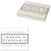 Entwerfen Sie Ihre eigene klare, stilvolle Moderne Gummistempel (Stempel)