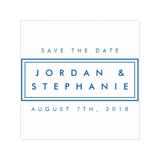 Entwerfen Sie Ihre eigene klare, stilvolle Moderne Permastempel (Design)