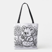 Entwerfen Sie Ihre eigene Koala-Tasche Tasche (Rückseite)