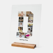 Entwerfen Sie Ihre eigene Letter-D-FotoCollage Acrylschild (Winkel)