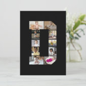 Entwerfen Sie Ihre eigene Letter-D-FotoCollage Ankündigung (Stehend Vorderseite)