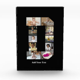 Entwerfen Sie Ihre eigene Letter-D-FotoCollage Fotoblock