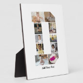 Entwerfen Sie Ihre eigene Letter-D-FotoCollage Fotoplatte (Seite)