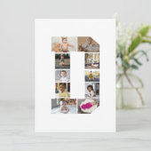 Entwerfen Sie Ihre eigene Letter-D-FotoCollage Karte (Stehend Vorderseite)