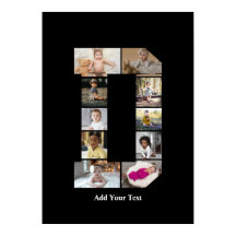 Entwerfen Sie Ihre eigene Letter-D-FotoCollage