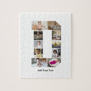 Entwerfen Sie Ihre eigene Letter-D-FotoCollage Puzzle