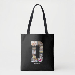 Entwerfen Sie Ihre eigene Letter-D-FotoCollage Tasche