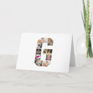 Entwerfen Sie Ihre eigene Letter G Foto-Collage Karte