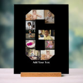 Entwerfen Sie Ihre eigene Letter-G-FotoCollage Acrylschild (Neutral)