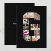 Entwerfen Sie Ihre eigene Letter-G-FotoCollage Ankündigung (Vorne/Hinten)