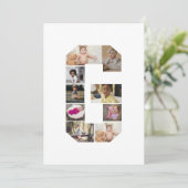 Entwerfen Sie Ihre eigene Letter-G-FotoCollage Ankündigung (Stehend Vorderseite)