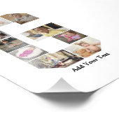 Entwerfen Sie Ihre eigene Letter-G-FotoCollage Fotodruck (Ecke)