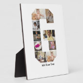 Entwerfen Sie Ihre eigene Letter-G-FotoCollage Fotoplatte (Seite)