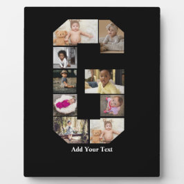 Entwerfen Sie Ihre eigene Letter-G-FotoCollage Fotoplatte