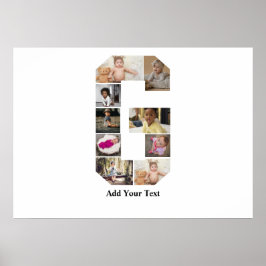 Entwerfen Sie Ihre eigene Letter-G-FotoCollage Poster