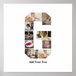 Entwerfen Sie Ihre eigene Letter-G-FotoCollage Poster