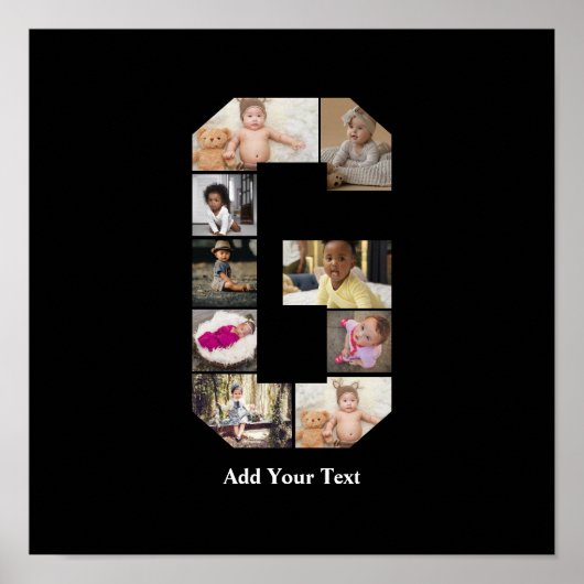 Entwerfen Sie Ihre eigene Letter-G-FotoCollage Poster (Vorne)