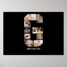 Entwerfen Sie Ihre eigene Letter-G-FotoCollage Poster