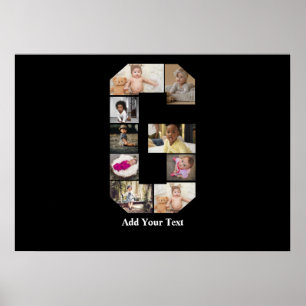 Entwerfen Sie Ihre eigene Letter-G-FotoCollage Poster