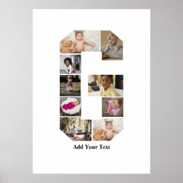 Entwerfen Sie Ihre eigene Letter-G-FotoCollage Poster