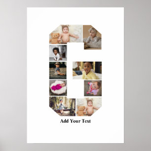 Entwerfen Sie Ihre eigene Letter-G-FotoCollage Poster