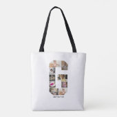 Entwerfen Sie Ihre eigene Letter-G-FotoCollage Tasche (Rückseite)