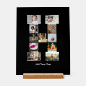 Entwerfen Sie Ihre eigene Letter-H-FotoCollage Acrylschild (Vorderseite)