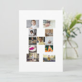 Entwerfen Sie Ihre eigene Letter-H-FotoCollage Ankündigung (Stehend Vorderseite)