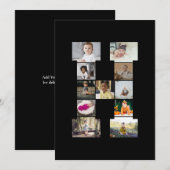 Entwerfen Sie Ihre eigene Letter-H-FotoCollage Ankündigung (Vorne/Hinten)